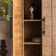Bibliothèque simple en bois massif rétro