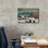  «Winter On The Hudson River» par JL Munro, art mural sur toile, 26 po x 18 po