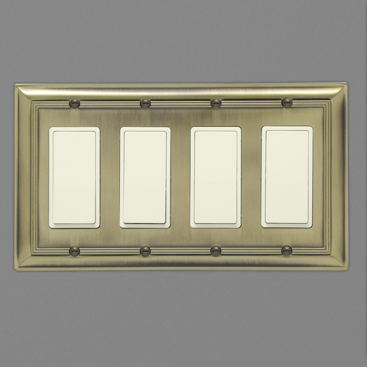South Main Hardware 4-Gang Rocker Wall Plate | Wayfair