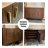 Minimalist light luxury black walnut shoe cabinet
