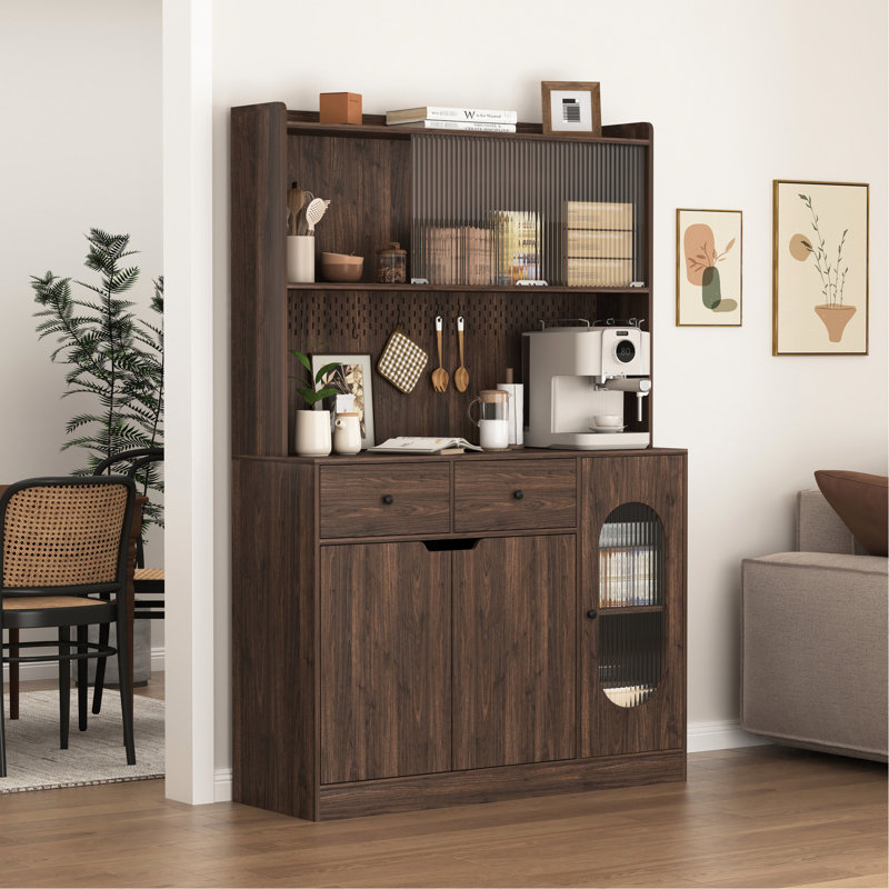 Armoire de rangement de 71 po de hauteur avec une grande capacité pour une utilisation efficace de l'espace garde-manger amplement à vos besoins