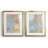 Cully I Cully I - Matted and Framed Under Acrylic Glass, Set of 2, Large Living Room Wall Art