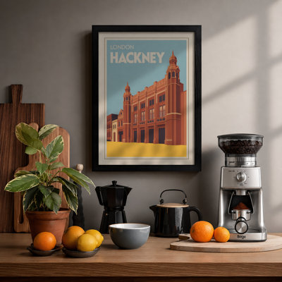 Postcard from Hackney Vintage - Framed Print