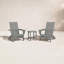 Foldable Outdoor Adirondack Chair with Table-396636076