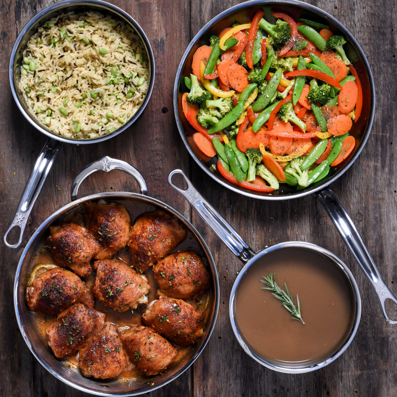 Hestan NanoBond Covered Saucepan, 3 qt.
