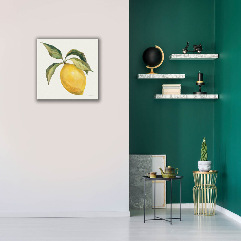 «Le Citron On Cream» par Silvia Vassileva, art mural sur toile