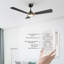 52'' Ceiling Fan with LED Lights-1817224215