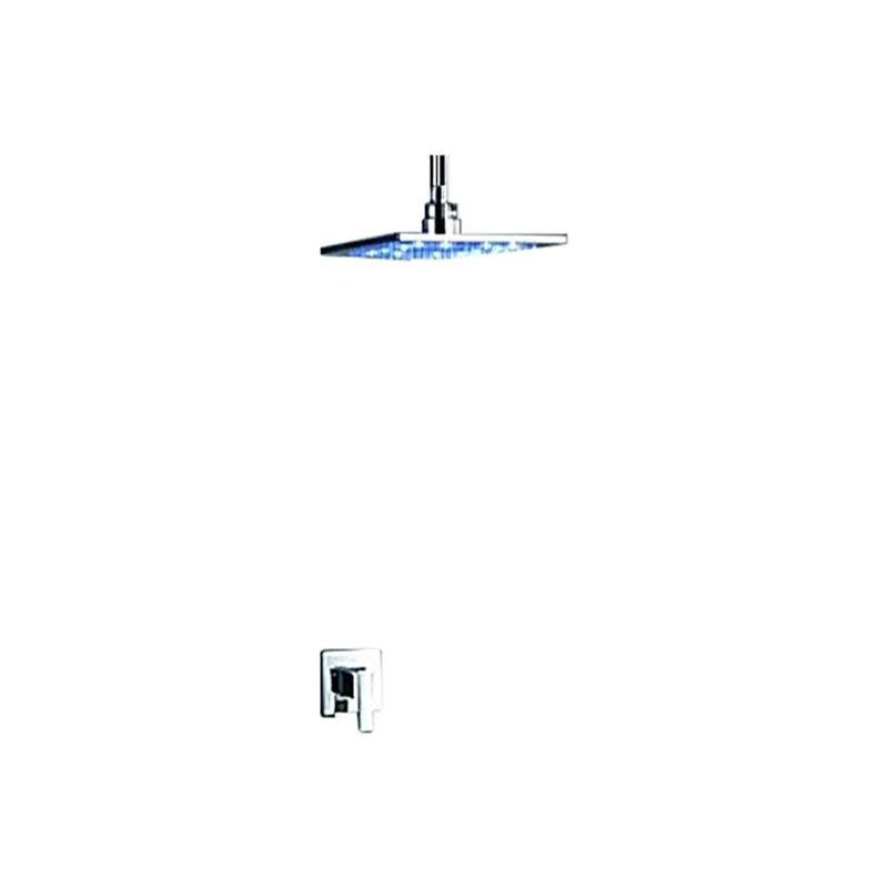 BathSelect Briano MultiColor Water Powered Shower Solid Brass Built-in Mixer