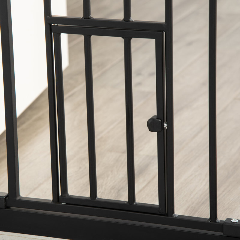 Pressure Mounted Pet Gate With Door