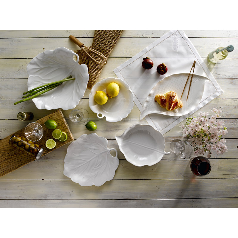 Foliage Bone China Serving Bowl
