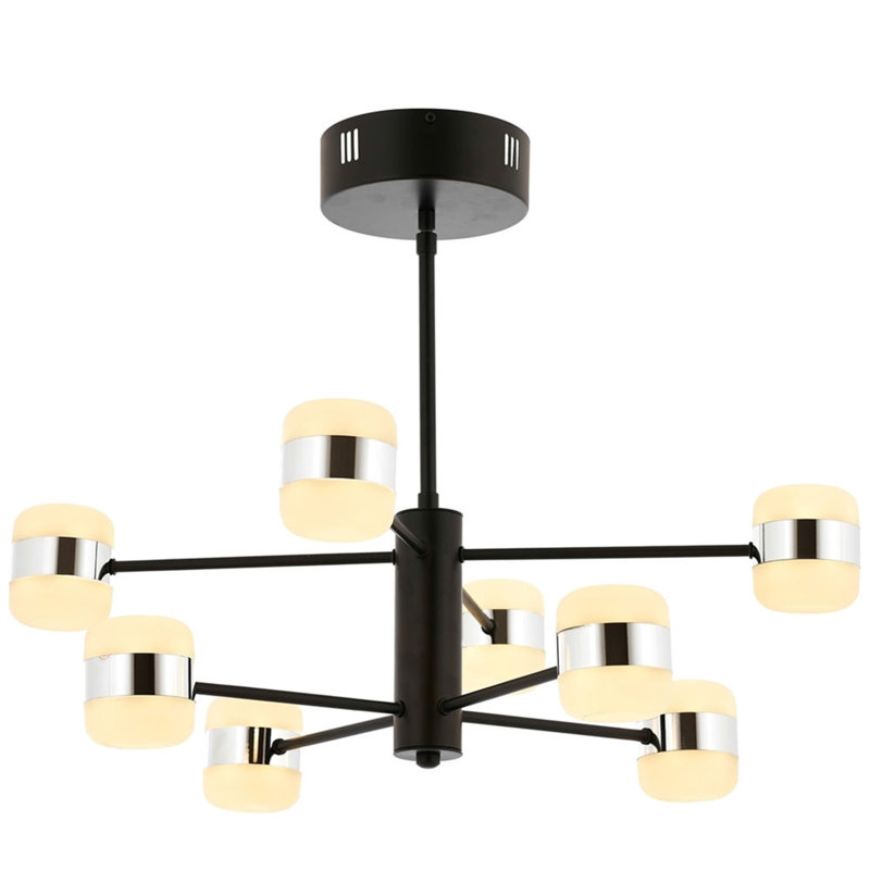 Lustre linéaire moderne 8 lumières Spoutnik