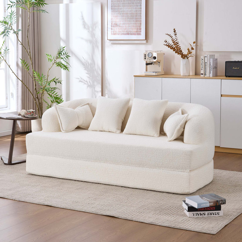 2-in-1 Foldable Sofa Bed with Multi-Functional Design