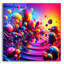  «Drops Of Color» par Rey Klimt, art mural en verre acrylique-744911154