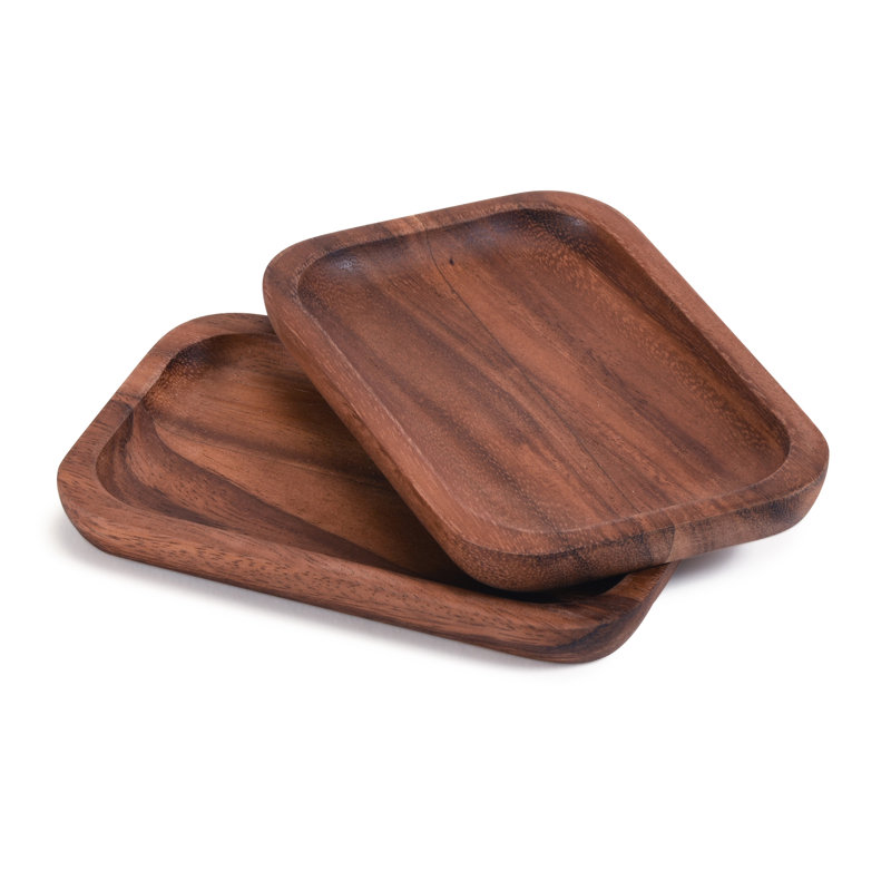 Kalmar Home Rectangular Plates - Small - S/2 Rosecrans