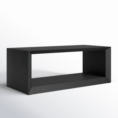 Samuelson Faux Wood Coffee Table With Shelf