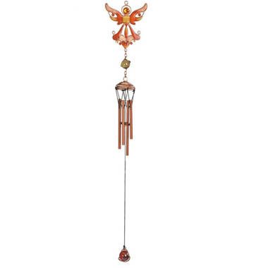 Andriea Angels & Cherubs Wind Chime - Solar Powered Arlmont & Co.