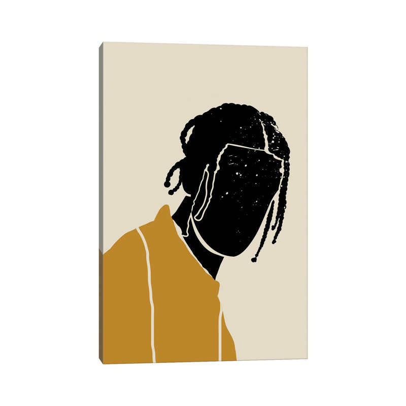 Black Hair I by Domonique Brown - Wrapped Canvas Gallery-Wrapped Canvas Giclée, 30.48cm H x 20.32cm W