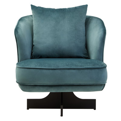 Hale Upholstered Swivel Armchair