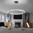 Modern Dimmable Ring Led Chandelier-185464340