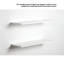 Tablette murale flottante en bois massif-1783477242