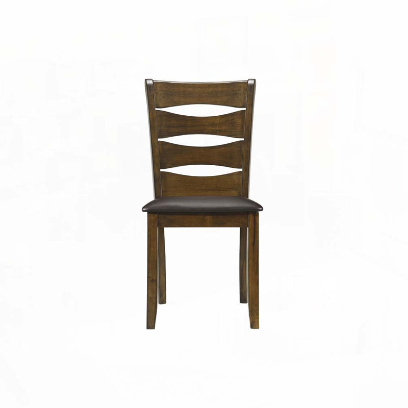 Chaises de salle à manger rembourrées en similicuir