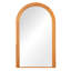 Miroir sur pied classique en bois massif de 180 cm (71 po) avec cadre surdimensionné et sur pied.