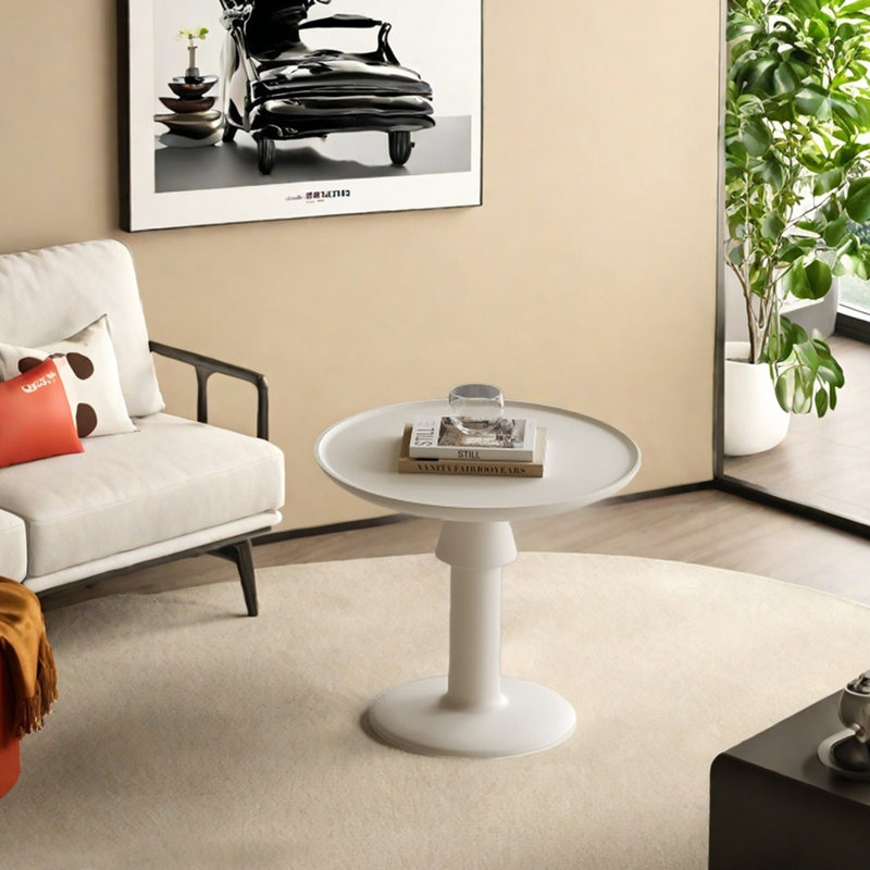 Table basse ronde de style rétro