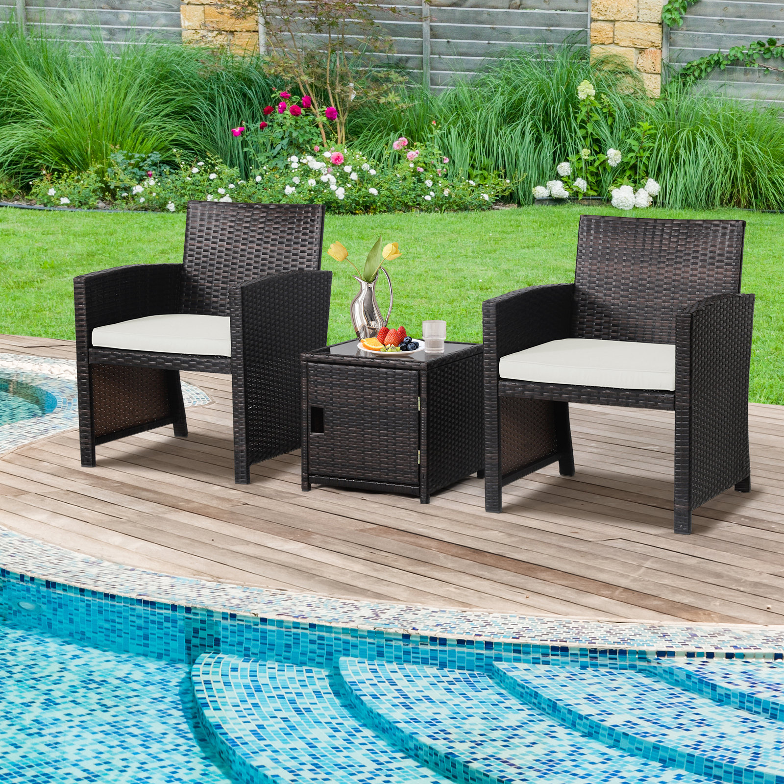 Drayton 3 piece online bistro set