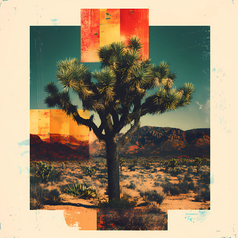 Bold Joshua Tree by Walker Noble - Wrapped Canvas Print, 122 cm H x 122 cm W