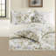 Ensemble de literie pour lit très grand de qualité supérieure, motif floral moderne, confort toutes saisons