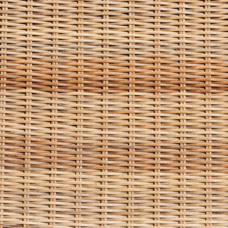 Chaise de salle à manger en rotin naturel Bali & Pari Dyna