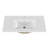 30-Inch White Ceramic Bathroom Sink, Fits 30-Inch Vanity,Pre-Drilled Faucet Hole,Modern Minimalist Design,Durable & Easy to Clean