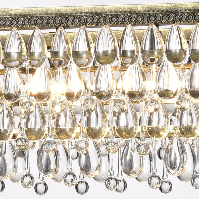 4 - Light Dimmable Tiered Chandelier