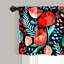 Cantonnière à motif floral coquelicot Lush Decor