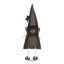 Décoration de gnome en métal 18 "H Speak No Evil pour patio et jardin