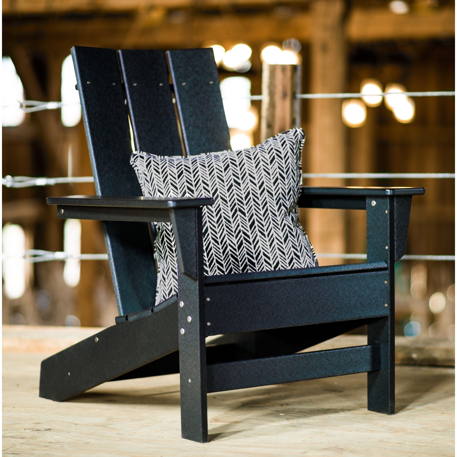Ratcliff Adirondack Chair, Black