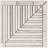 Florey Linear Corner 7.87 in. x 7.87 in. Polished Marble Floor and Wall Mosaic Tile-54747454