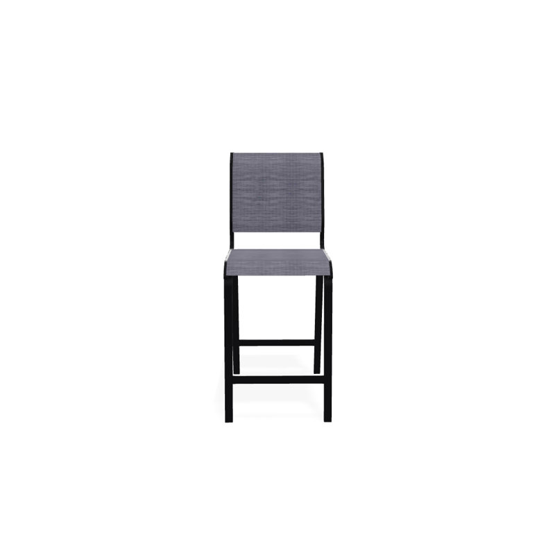 Tabouret de bar 26 po Holna, Noir texturé, Brooks