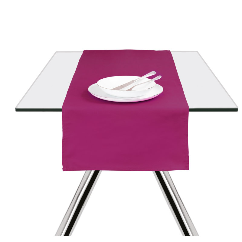 Excelsa table runner Panama Color cotton 140x45 cm viola