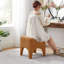 Repose-pieds moderne avec repose-pieds, tabouret de maquillage (ensemble de 2) Modern Boucle-1493419160