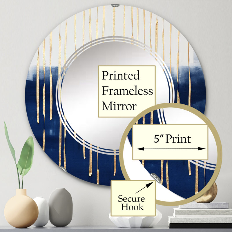Miroir mural sans cadre Sinopah, 24 po x 24 po