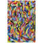 "Rules Of The Rainbow I", impression sur panneau en verre trempé flottant sans cadre