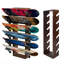 Skateboard Rack Wall Mount - Skateboard Display Rack, Skateboard Organizer Storage Racks Holds 6 Skateboards, Skateboard Accessories For Homes, Garages, Clubs And Skate Shops