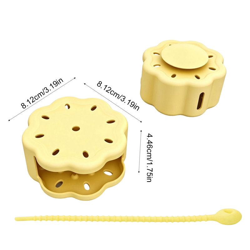 Sac à dos en polyester, boîte à parfum en silicone en forme de fleur, contenant suspendu pour parfums avec sangle flexible, étanche et ventilée, pour salle de bain, placard, voiture, bagages