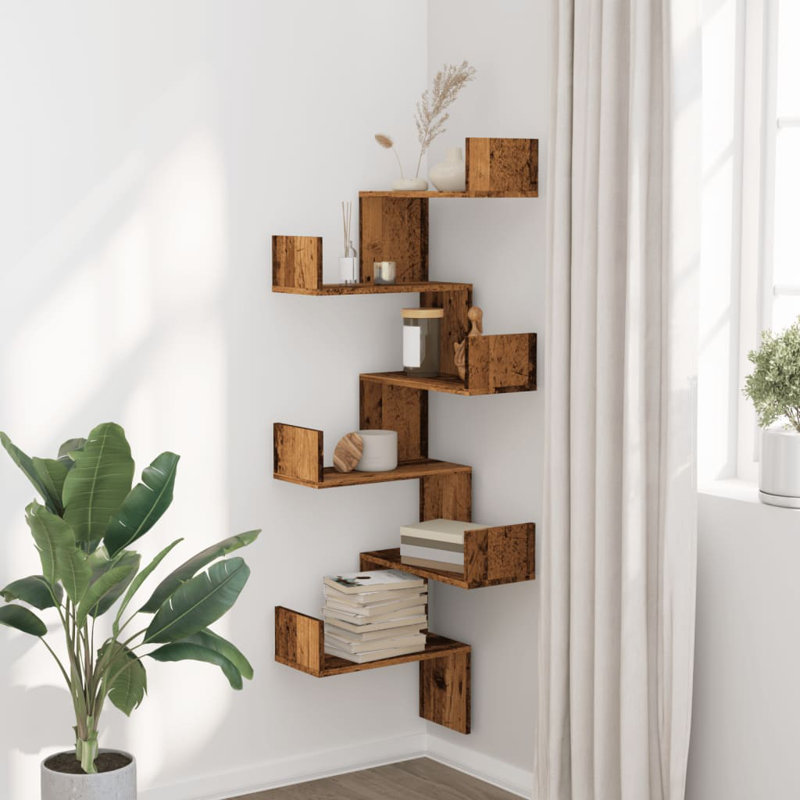 Rombout Floating Shelf, Old Wood