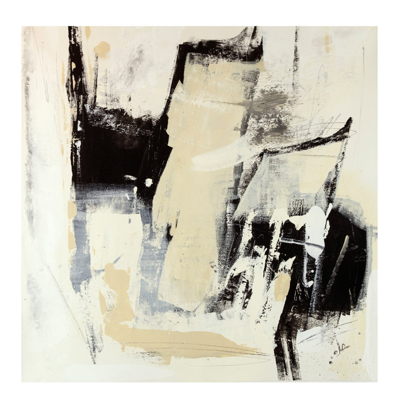 Pieces I by Julian Spencer - Wrapped Canvas Painting, 66.04 cm H x 66.04 cm W x 1.91 cm D