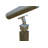 Square Profile Top Mounted Stainless Steel Post Round Saddle Handrail Pivotable Support