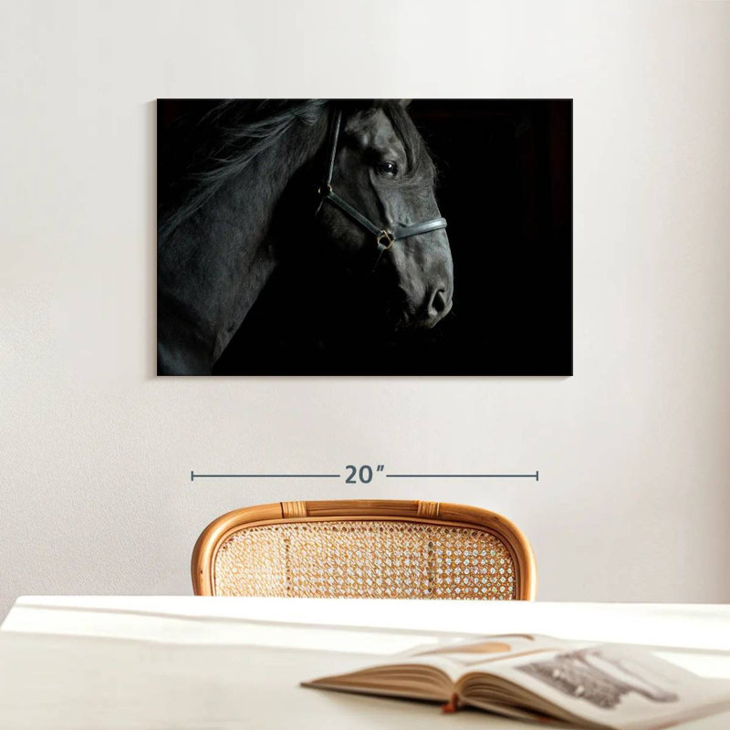 Brampt Horse Head, 16" H x 24" W