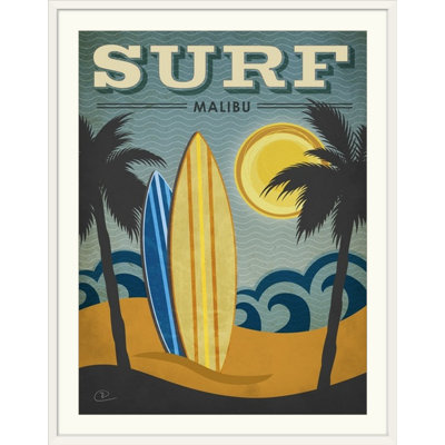 « surf malibu », reproduction d’impression pulve