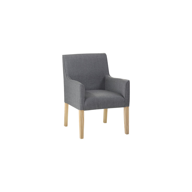 Rockefeller 44 cm H Armchair in Grey, Grey